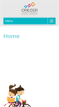 Mobile Screenshot of fundacioncrecer.net